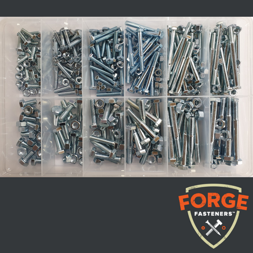 KIT BOLT/NUT 8.8 ZP M6 & M8